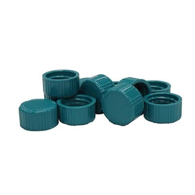 Chromatography Research Supplies 15-425 Solid Screw Cap w/ PTFE Liner (100/pk)
